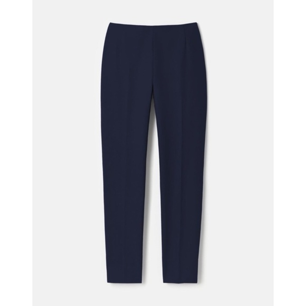 Lafayette 148 Front Pleat Trousers in Navy